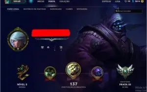 Conta Prata 3 League Of Legends