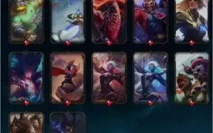 conta gold3 230 skins todos os champs