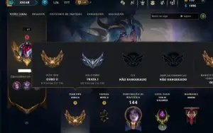 Prata 1 com 90 Champs e 19 Skins