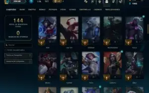 Prata 1 com 90 Champs e 19 Skins