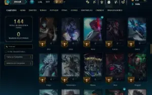 Prata 1 com 90 Champs e 19 Skins