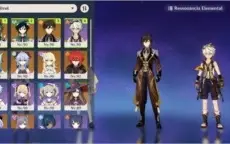 Conta ar 56 com 9 personagens 5 estrelas