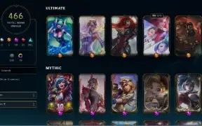 Conta League of Lengeds Diamante IV 466 skins