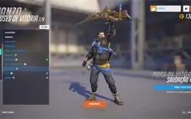 Overwatch - 7 armas douradas e 191 skins douradas