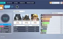 Overwatch - 7 armas douradas e 191 skins douradas