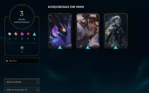 Conta LoL Esmeralda 4 com 32 Campeões + Skins (Full Acesso)
