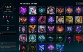 Conta Lol S3 1258 Skins + 205 Essencias Miticas