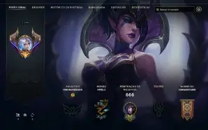 Conta Lol S3 1258 Skins + 205 Essencias Miticas