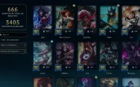 Conta Lol S3 1258 Skins + 205 Essencias Miticas