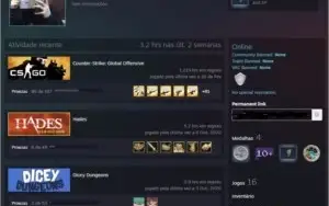 Conta CSGO Prime - 1k hrs Moeda de Desafio da Op. Libertação