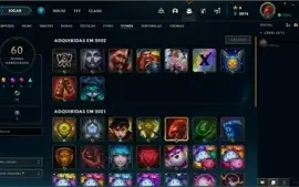 Conta League of Legends Diamante 3 + skin ultimate