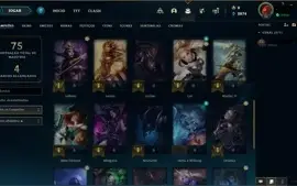 Conta League of Legends Diamante 3 + skin ultimate