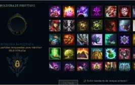 conta League of legends lvl 31 unrankd