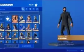 conta Fortnite Season 3 full e estandarte super raro