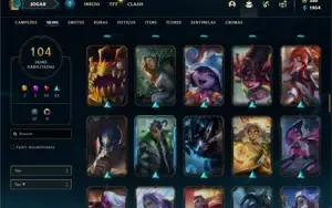 Conta Platina 3 com 130 Champs e 104 Skins