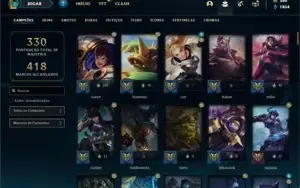 Conta Platina 3 com 130 Champs e 104 Skins