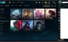 CONTA LEAGUE OF LEGENDS, FALTAM 7 CHAMPS