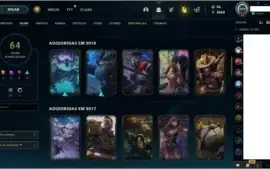 CONTA LEAGUE OF LEGENDS, FALTAM 7 CHAMPS