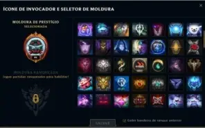 CONTA LEAGUE OF LEGENDS, FALTAM 7 CHAMPS