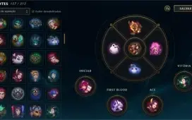CONTA DE LOL (LVL 299) E VALORANT (DIAMANTE 1)