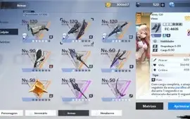 CONTA TOF - lvl 61 - PASSE FULL + NEMESIS c3 - SAMIR c5 ETC.
