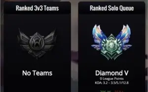 Conta League of Legends Diamond V