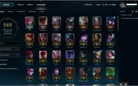 GOLD|SKIN VITORIOSA|KAYLE JUIZA|RAMMUS REI|35 SKIN|103 CHAMP