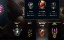 Conta Prata 1, 50 rankeds, level 44