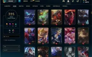 Conta ouro 2 com TODOS os champs e 325 Skins + 6 Vitoriosas