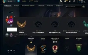 Conta ouro 2 com TODOS os champs e 325 Skins + 6 Vitoriosas