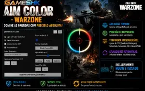 AimColor para Warzone,BO7 e BO6