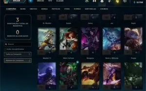 Conta FERRO 4 - Smurf LOL (league of legends) ELOMOON