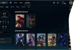 Conta League Platinum Desde 2014