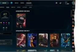 Conta League Platinum Desde 2014