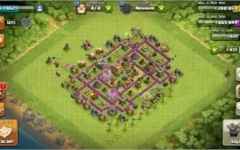 Conta Clash Of Clans CV 7 Semi-FULL