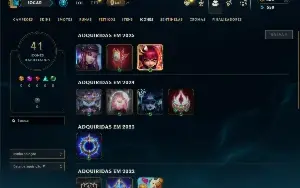 Bronze 4 com 40 Champs e 9 Skins