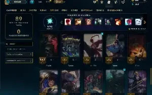 Bronze 4 com 40 Champs e 9 Skins