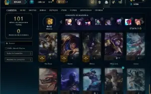 Platina 4 com 40 Champs e 15 Skins ( ADC / JG )