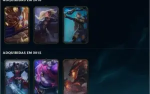 Conta LOL - Platina 3