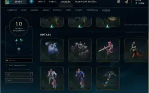 CONTA DE LOL PLATINA IV - 83 SKINS.