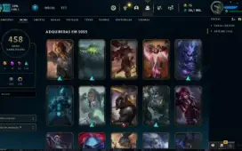 Conta lol nvl 742 mmr mestre