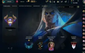 Conta lol 333 Skins, Diamante por diversas vezes seguidas.