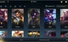 CONTA LEAGUE OF LEGENDS OURO IV ( COM SKIN VITORIOSA S2 )