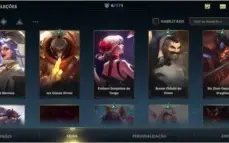 CONTA LEAGUE OF LEGENDS OURO IV ( COM SKIN VITORIOSA S2 )