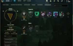 Conta de LoL DIAMANTE 2