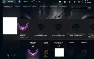 Conta mestre 63% Winrate Soloqueue