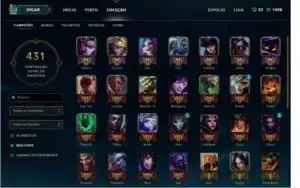 CONTA OURO 5 TOP COM MAIS DE 90 SKINS E VÁRIOS CAMPEÕES