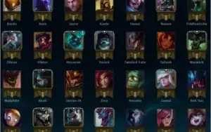 CONTA OURO 5 TOP COM MAIS DE 90 SKINS E VÁRIOS CAMPEÕES