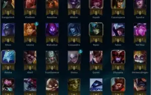 CONTA OURO 5 TOP COM MAIS DE 90 SKINS E VÁRIOS CAMPEÕES