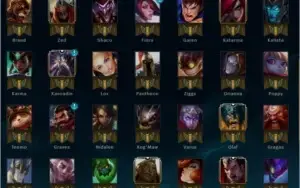 CONTA OURO 5 TOP COM MAIS DE 90 SKINS E VÁRIOS CAMPEÕES